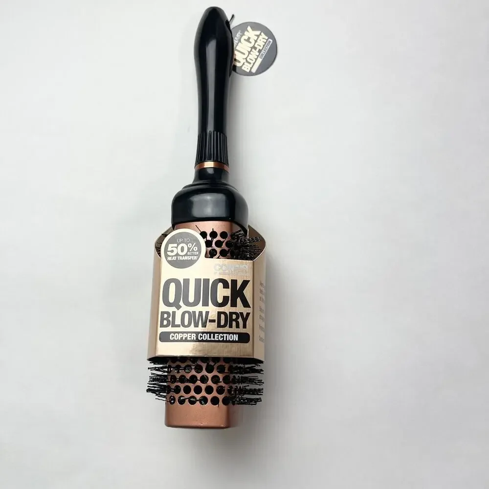 Conair‎ Quick Blow Dry Pro Copper Collection Hi-Speed Style Hairbrushes Hair